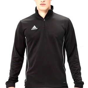NWT ADIDAS Men’s 1/4-Zip Pull-Over w/ Collar Size XS in Black